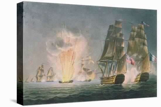 Capture of the Rivoli, 1812, the Naval Achievements of Great Britain Ralfe, c.1820-Captain John William Andrew-Stretched Canvas