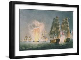 Capture of the Rivoli, 1812, the Naval Achievements of Great Britain Ralfe, c.1820-Captain John William Andrew-Framed Giclee Print