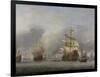 Capture of the Royal Prince, c.1670-Willem Van De, The Younger Velde-Framed Giclee Print