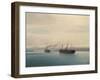 Capture of the Turkish Troopship Mersina by the Steamer Russia on 13 December 1877, 1877-Ivan Konstantinovich Aivazovsky-Framed Giclee Print