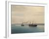 Capture of the Turkish Troopship Mersina by the Steamer Russia on 13 December 1877, 1877-Ivan Konstantinovich Aivazovsky-Framed Giclee Print