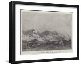 Capture of Ting-Hai, Chusan, by the British, in 1841-null-Framed Giclee Print