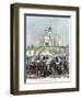 Capture of Vicksburg, Mississippi, by the Union Army, American Civil War, 4 July 1863-Frederic B Schell-Framed Giclee Print