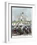 Capture of Vicksburg, Mississippi, by the Union Army, American Civil War, 4 July 1863-Frederic B Schell-Framed Giclee Print