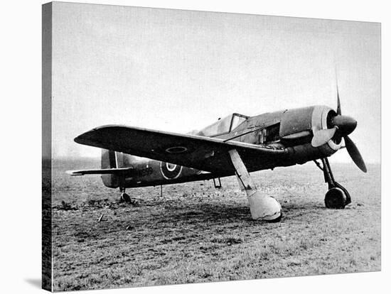 Captured Focke-Wulf 190, Britain; Second World War, 1944-null-Stretched Canvas