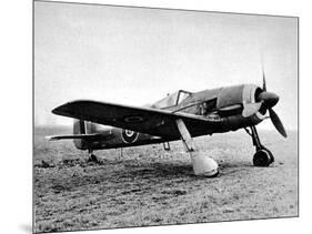 Captured Focke-Wulf 190, Britain; Second World War, 1944-null-Mounted Art Print