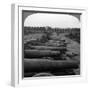 Captured German Guns, Brussels, Belgium, World War I, 1914-1918-null-Framed Photographic Print