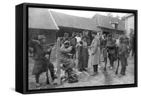 Captured German Prisoners, France, August 1914-null-Framed Stretched Canvas