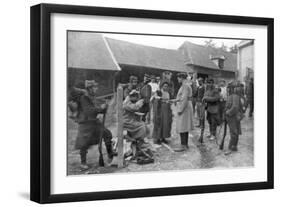 Captured German Prisoners, France, August 1914-null-Framed Giclee Print