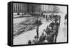 Captured German Soldiers Marching-null-Framed Stretched Canvas