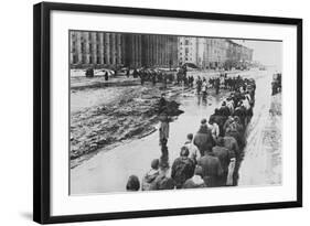 Captured German Soldiers Marching-null-Framed Photographic Print