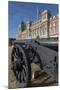 Captured Turkish Cannon, Union Flag at Half Mast on Old Admiralty Building, Horse Guards Parade-Eleanor Scriven-Mounted Photographic Print