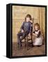 Captured Unawares-Caroline Paterson-Framed Stretched Canvas