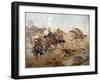 Capturing of the Aul Akhtulga, Late 19th or Early 20th Century-Franz Roubaud-Framed Giclee Print