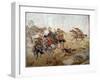 Capturing of the Aul Akhtulga, Late 19th or Early 20th Century-Franz Roubaud-Framed Giclee Print