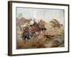 Capturing of the Aul Akhtulga, Late 19th or Early 20th Century-Franz Roubaud-Framed Giclee Print