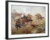 Capturing of the Aul Akhtulga, Late 19th or Early 20th Century-Franz Roubaud-Framed Giclee Print