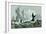 Capturing the Whale-Currier & Ives-Framed Giclee Print