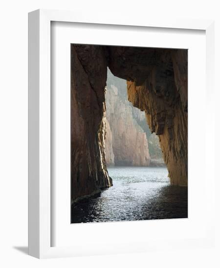 Capu Rossu, Les Calanches Unesco World Heritage Site, Porto, Corsica, France-Trish Drury-Framed Photographic Print