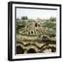 Capua (Italy), the Amphitheatre (Ist Century), Circa 1865-Leon, Levy et Fils-Framed Photographic Print