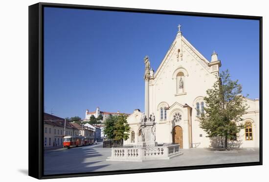 Capuchin Church, Bratislava, Slovakia, Europe-Ian Trower-Framed Stretched Canvas