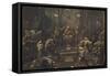 Capuchin Community-Alessandro Magnasco-Framed Stretched Canvas