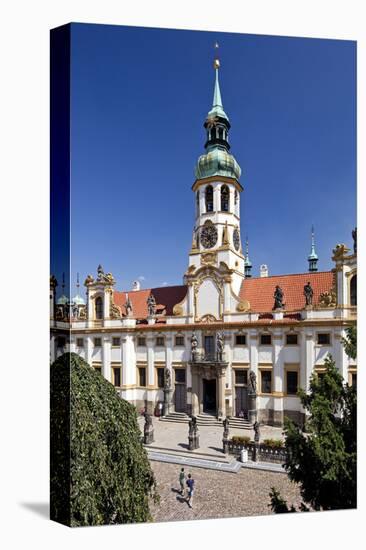 Capuchin Monastery and Church of Loreto Sanctuary on Hradcany Hill in Prague, Czech Republic-null-Stretched Canvas