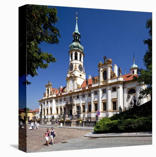 Capuchin Monastery and Church of Loreto Sanctuary on Hradcany Hill in Prague, Czech Republic-null-Stretched Canvas
