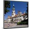 Capuchin Monastery and Church of Loreto Sanctuary on Hradcany Hill in Prague, Czech Republic-null-Mounted Art Print