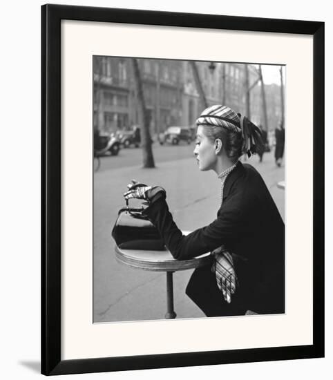 Capucine Café De La Paix-Georges Dambier-Framed Art Print