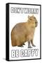 Capybara - Be Cappy-Trends International-Framed Stretched Canvas