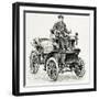 Car. 19Th Century. Engraving.-Tarker-Framed Photographic Print