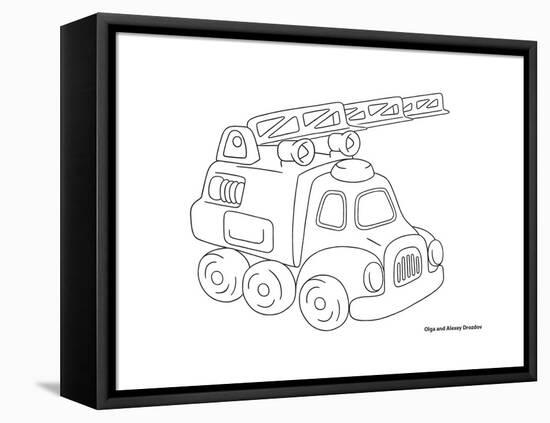 Car 7-Olga And Alexey Drozdov-Framed Stretched Canvas