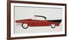 Car, c.1959 (red)-Andy Warhol-Framed Art Print