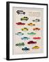 Car Cartography I-Clara Wells-Framed Giclee Print