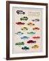 Car Cartography I-Clara Wells-Framed Giclee Print