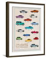 Car Cartography II-Clara Wells-Framed Giclee Print