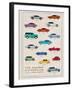 Car Cartography II-Clara Wells-Framed Giclee Print