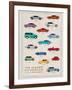 Car Cartography II-Clara Wells-Framed Giclee Print