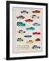 Car Cartography II-Clara Wells-Framed Giclee Print