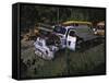 Car Cemetery, Colorado-Michael Brown-Framed Stretched Canvas