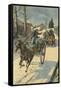 Car Chasses Carriage-Paul Dufresne-Framed Stretched Canvas