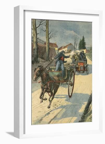 Car Chasses Carriage-Paul Dufresne-Framed Art Print