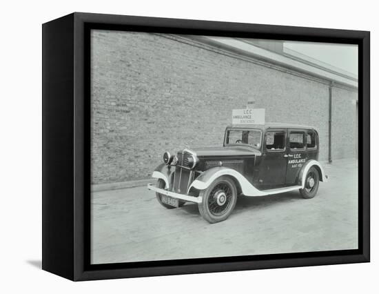 Car Converted into London County Council Ambulance, Wandsworth Depot, 1940-null-Framed Stretched Canvas