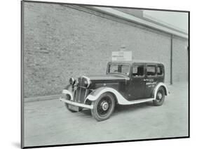 Car Converted into London County Council Ambulance, Wandsworth Depot, 1940-null-Mounted Photographic Print