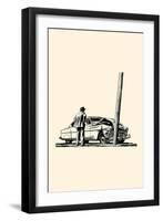 Car Crash-null-Framed Art Print