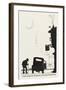 Car Credit Payments-William Heath Robinson-Framed Art Print