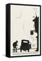 Car Credit Payments-William Heath Robinson-Framed Stretched Canvas