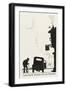 Car Credit Payments-William Heath Robinson-Framed Art Print