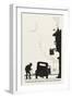 Car Credit Payments-William Heath Robinson-Framed Art Print